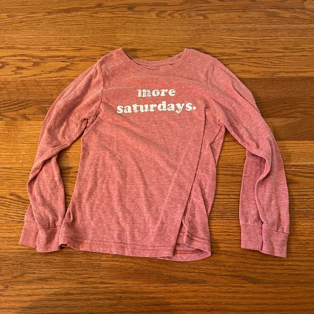 The Retro Brand Kid’s Red Long Sleeve T-Shirt Size 6